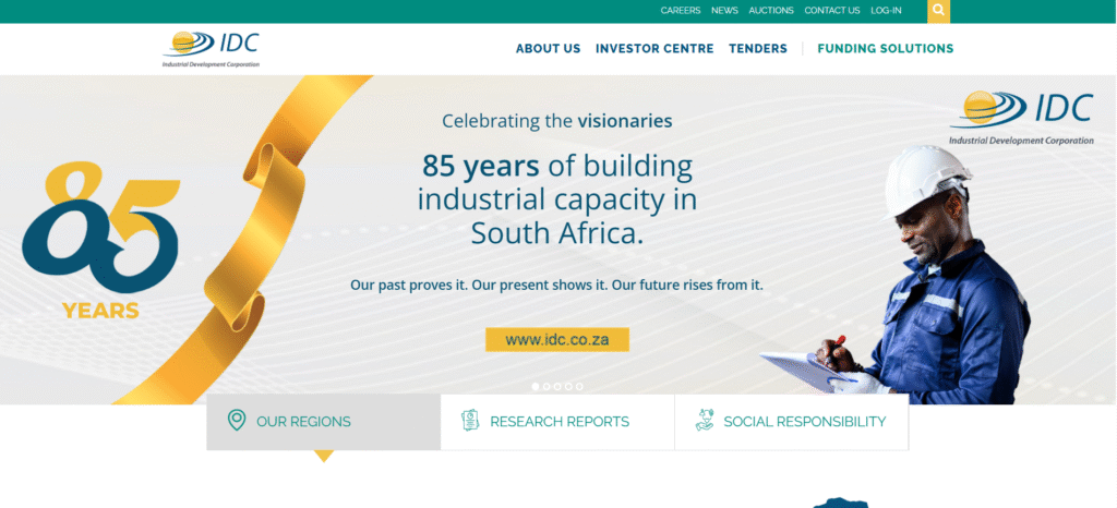 IDC business funding portal South Africa – apply for government loans and grants online