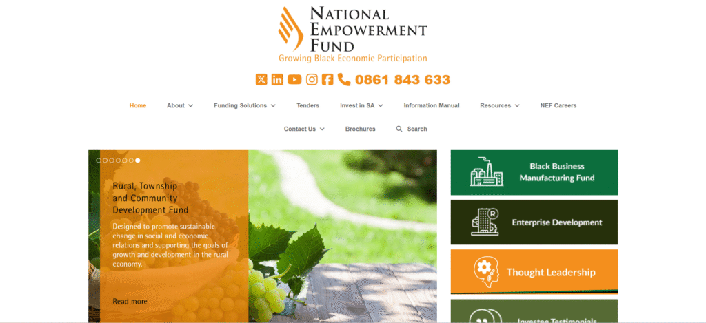 NEF funding portal South Africa – apply for funding for black entrepreneurs and small businesses
