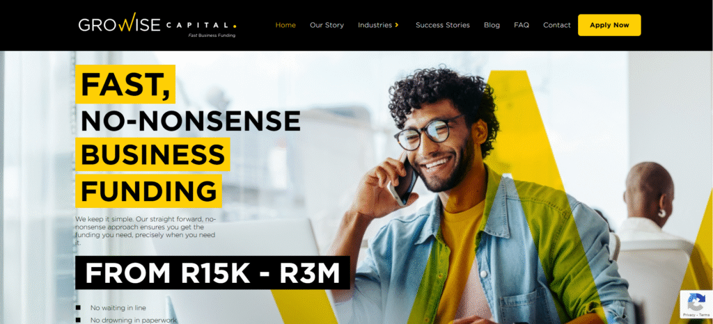 GroWise Capital Funding portal South Africa – apply for fast SME loans and working capital online